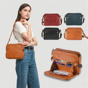 Lana | Kleine wasserdichte Ledertasche für die Schulter