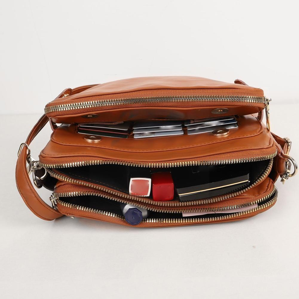 Lana | Kleine wasserdichte Ledertasche für die Schulter