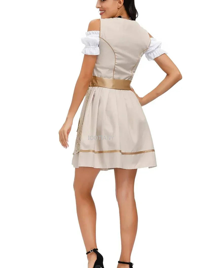 Damen Bayerisches Oktoberfest Dirndl Kleid 1