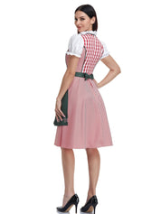 Damen Bayerisches Olivgrün Oktoberfest Dirndl Kleid 3
