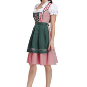 Damen Bayerisches Olivgrün Oktoberfest Dirndl Kleid 4
