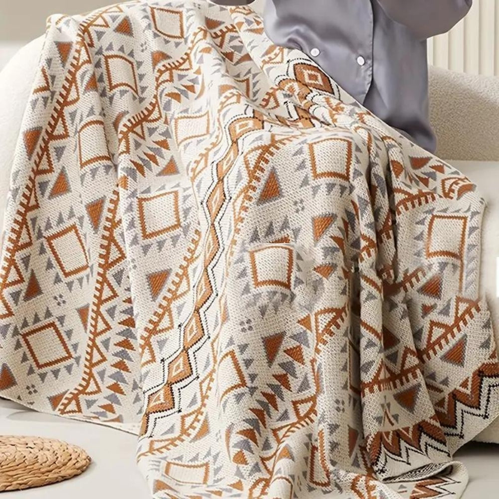 Damen Boho Chic Kuscheldecke Warm Polyester Baumwolle 6