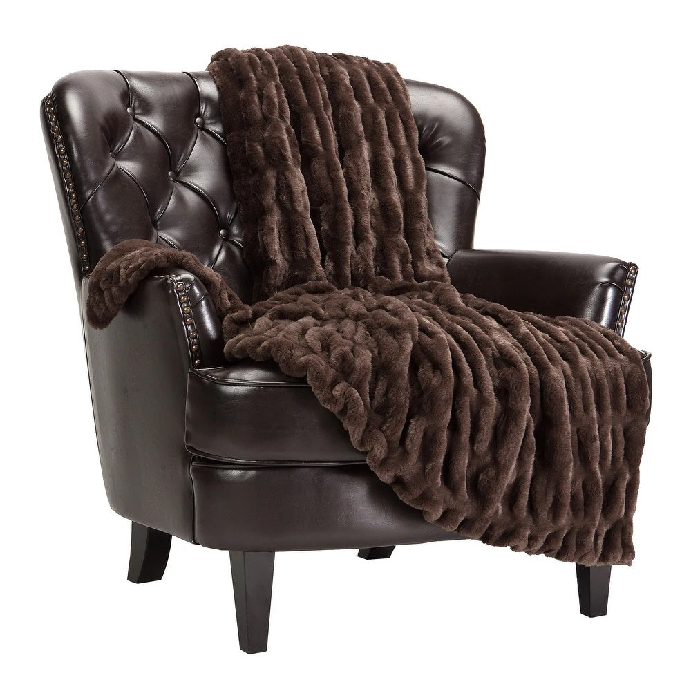 Damen Kuscheldecke Elegant aus Kunstfell für Luxuriösen Komfort und Wärme 6