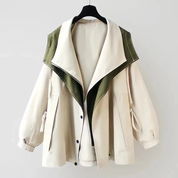 Damen Regenjacke Wasserdicht Stilvoll Polyester 0