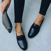 Damen Schuhe Schwarz Elegant Komfortabel Kunstleder für Formelle Anlässe 0