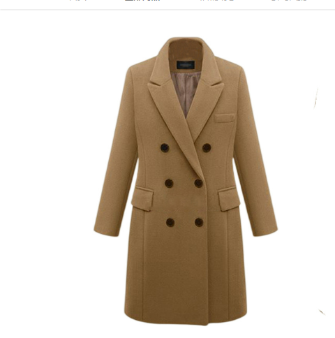 Damen Winter Mantel Elegant Warm Hochwertig Long Style 4