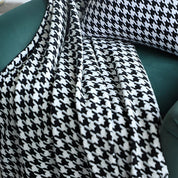 Damen Wolldecke Elegantes Hahnentritt-Muster Synthetische Wolle 3