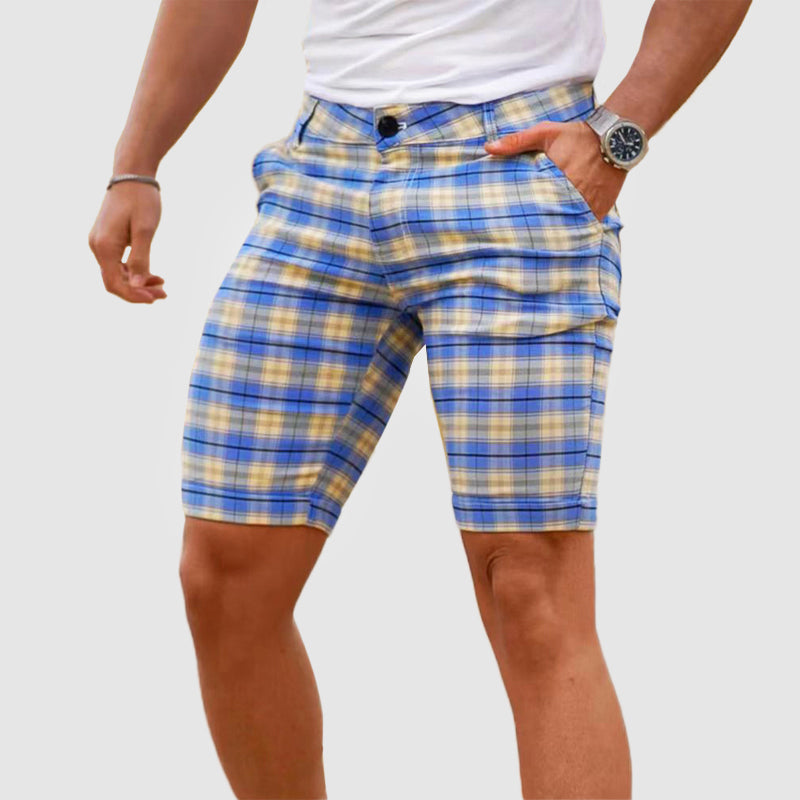  Männerplaidshorts - maßgeschneiderte Pass-1