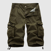  Herren -Frachtshorts - langlebige Baumwolle - Mehrere Taschen - Knielänge Casual Wear-6