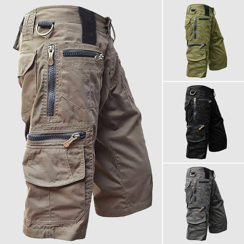  Herren -Frachtshorts - Knielänge - Multipocket -Dienstprogramm - langlebige Baumwollmischung-5