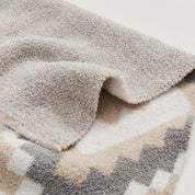 Decke für Zuhause aus hochwertigem Mikrofaser mit Jacquard-Strickmuster 8