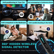 Detektor für versteckte Kameras (Militärqualität, mit integrierter HF- und GPS-Tracking-Erkennung) 3