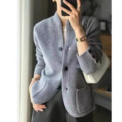 Dicke Wollpulloverjacke für kaltes Winterwetter 1