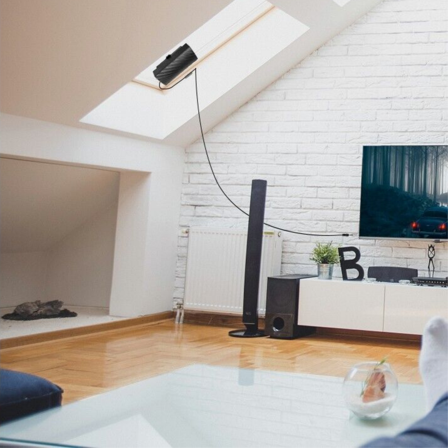 Digitale HDTV-4K-Antenne für den Innenbereich mit großer Reichweite, 600 Meilen 1