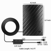 Digitale HDTV-4K-Antenne für den Innenbereich mit großer Reichweite, 600 Meilen 8