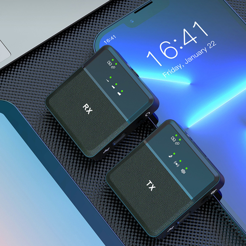 Drahtloses Bluetooth -Lavalier -Reversmikrofon 3