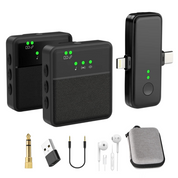 Drahtloses Bluetooth -Lavalier -Reversmikrofon 9