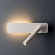 Drehbare Wandleuchte LED Leselampe Metall Flexibel Einstellbar für Schlafzimmer 0
