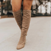 EdithBoots I High Heel Kniestiefel für Damen 4
