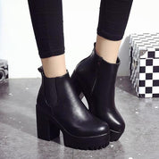 Eefje Stiefeletten | Stiefel mit stabilem Plateau 0