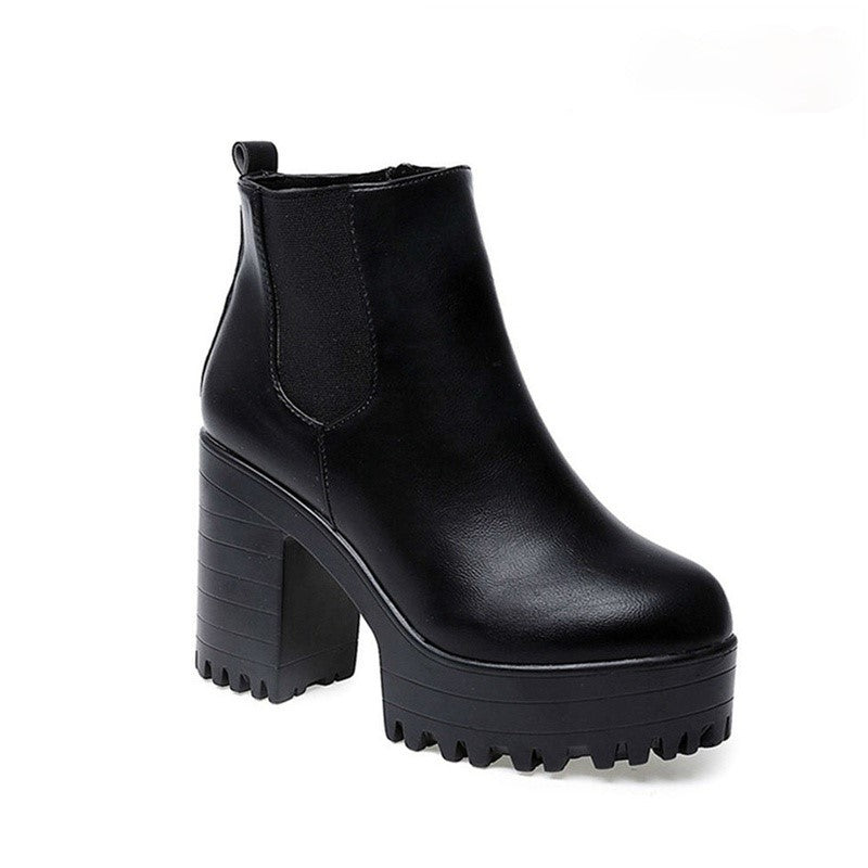 Eefje Stiefeletten | Stiefel mit stabilem Plateau 1