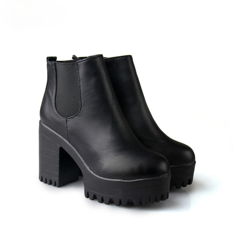 Eefje Stiefeletten | Stiefel mit stabilem Plateau 2