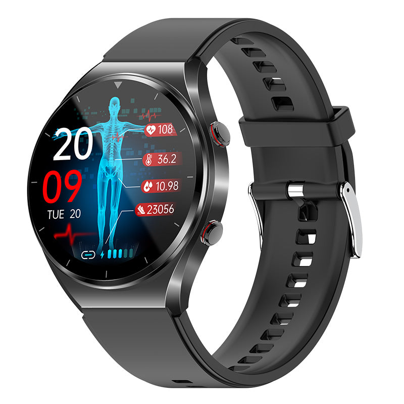 Ein-Klick-Blutzucker | Blutzuckerblutdruck EKG | EKG HRV Herzfrequenzmonitor Health Smart Watch 0