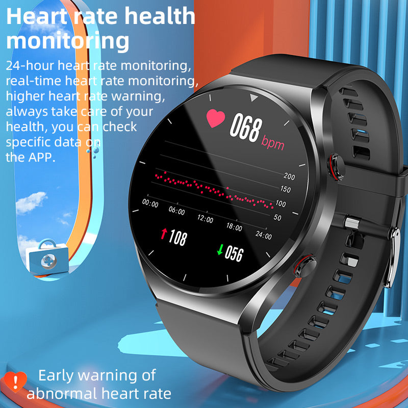 Ein-Klick-Blutzucker | Blutzuckerblutdruck EKG | EKG HRV Herzfrequenzmonitor Health Smart Watch 6