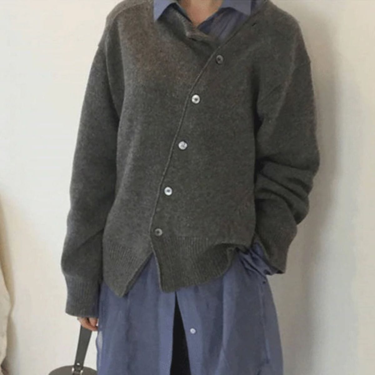 Elanoar – Luxuriöser Kaschmir-Cardigan mit Knöpfen für Damen 2