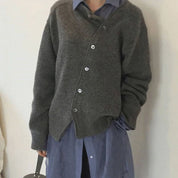 Elanoar – Luxuriöser Kaschmir-Cardigan mit Knöpfen für Damen 2