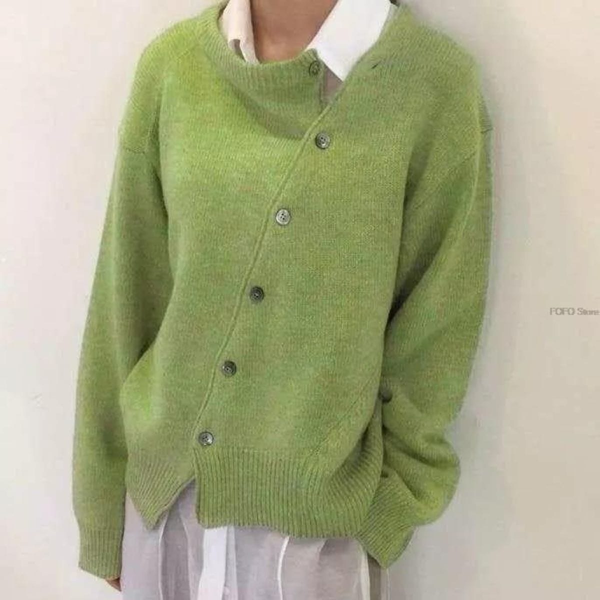 Elanoar – Luxuriöser Kaschmir-Cardigan mit Knöpfen für Damen 5