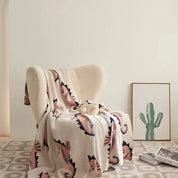Elegante Decke für Zuhause mit Seepferdchen-Motiv aus Baumwolle 6