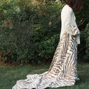 Elegante Decke für Zuhause mit Zebra-Muster aus Mikrofaser 5