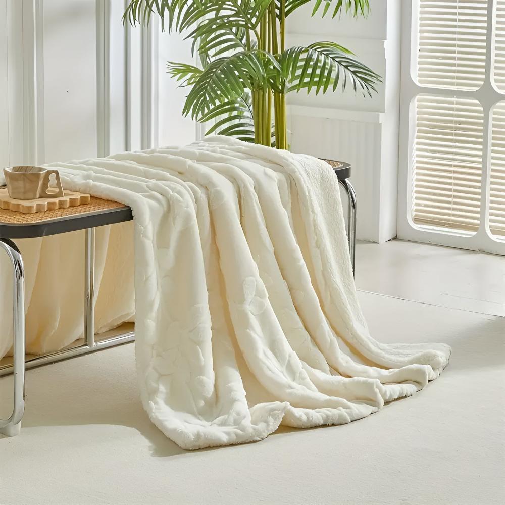 Elegante Sherpa-Decke für Damen – Luxuriöse Wärme und Stil 4