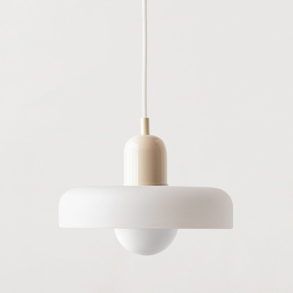 Farbenfrohe Pendelleuchte im Bauhaus-Stil – StiloGlas 28