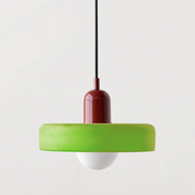 Farbenfrohe Pendelleuchte im Bauhaus-Stil – StiloGlas 29