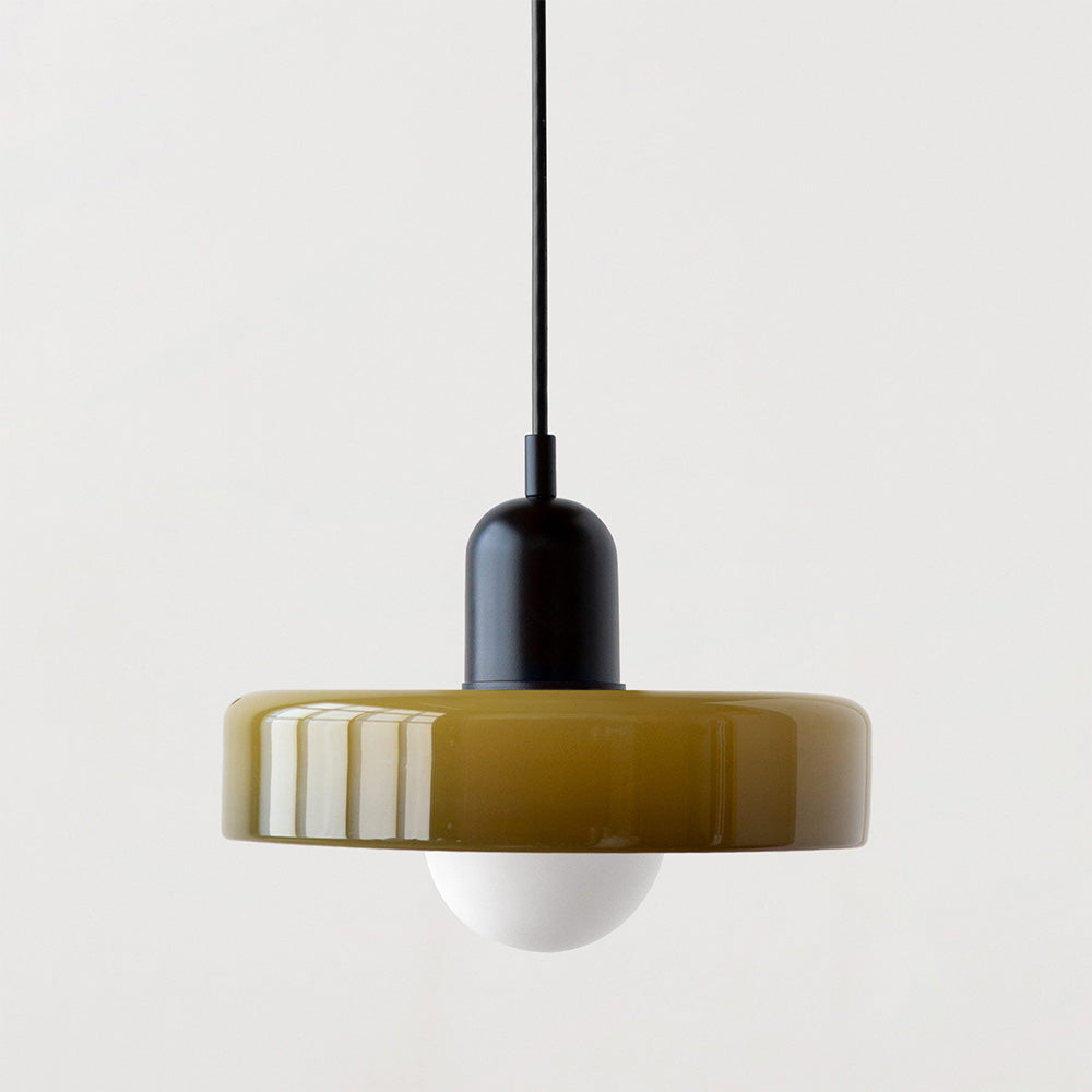 Farbenfrohe Pendelleuchte im Bauhaus-Stil – StiloGlas 8