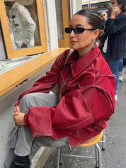 CADENCE | Weinrote Damenjacke