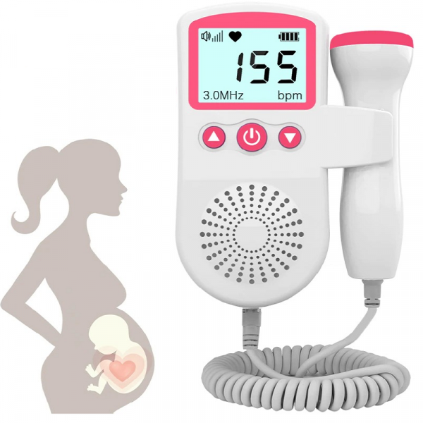 Fetal Doppler Herzfrequenz Monitor Home Schwangerschaft Baby Fetal Herzfrequenz Sound Detektor 1