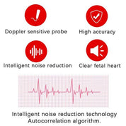 Fetal Doppler Herzfrequenz Monitor Home Schwangerschaft Baby Fetal Herzfrequenz Sound Detektor 5