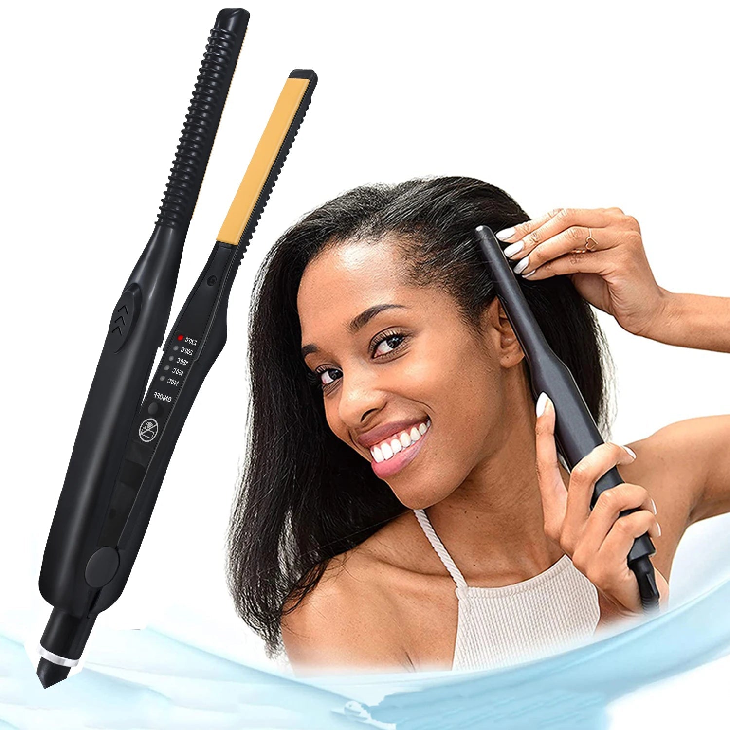 Flexicurl-2-in-1 Mini-Glättler & Curler 6