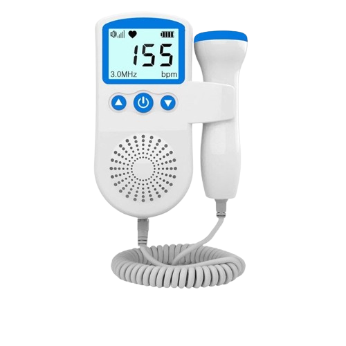 Fötal Doppler Herzfrequenzmonitor Zuhause Schwangerschaft Baby Fetaler Herzfrequenz -Schalldetektor 1