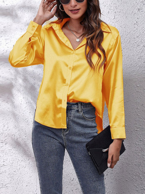 Karen I Classy Langärmelige Bluse für Frauen