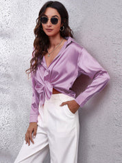 Karen I Classy Langärmelige Bluse für Frauen