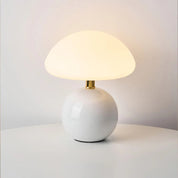 Französische Creme-Pilzlampe 0