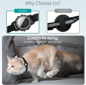 GPS-Tracker-Halsband für Katzen | Schnellverschluss, reflektierendes Design und langlebig für sichere Outdoor-Abenteuer 4