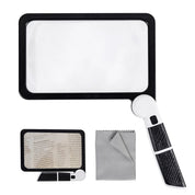 Ganzseitige Handheld-Vergrößerungsglas-5-fache Vergrößerung, LED-beleuchtete Lupe mit 3 Modi, ideal zum Lesen von Büchern und Senioren 3