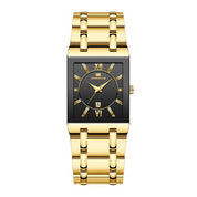 Gold Square Uhr 6