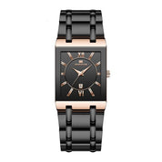 Gold Square Uhr 7