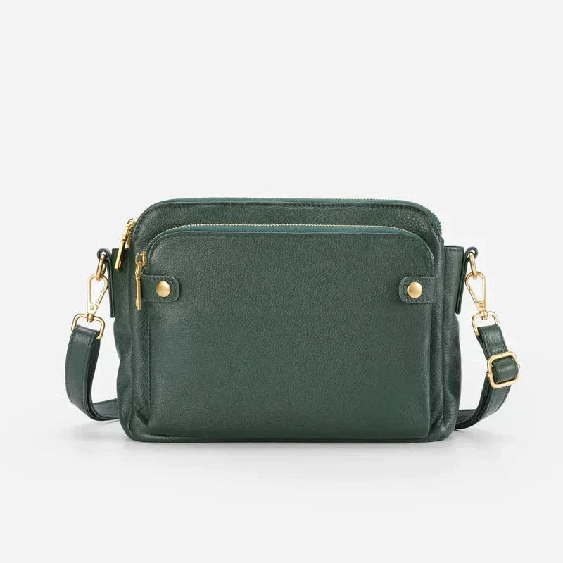 Lana | Kleine wasserdichte Ledertasche für die Schulter